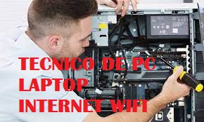 TECNIO DE INTERNET WIFI REPETIDORES PC LAPTOP FIBRA OPTICA